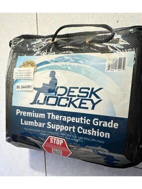 Desk Jockey Premium Therapeutic Lumbar Support Cushion
